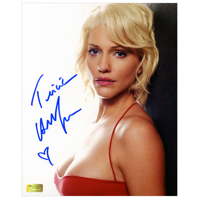 Tricia Helfer Autographed Battlestar Galactica Cylon Number Six 8×10 Close Up Photo