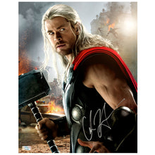 Load image into Gallery viewer, Chris Hemsworth Autographed Avengers: Age of Ultron Thor 11x14 Photo