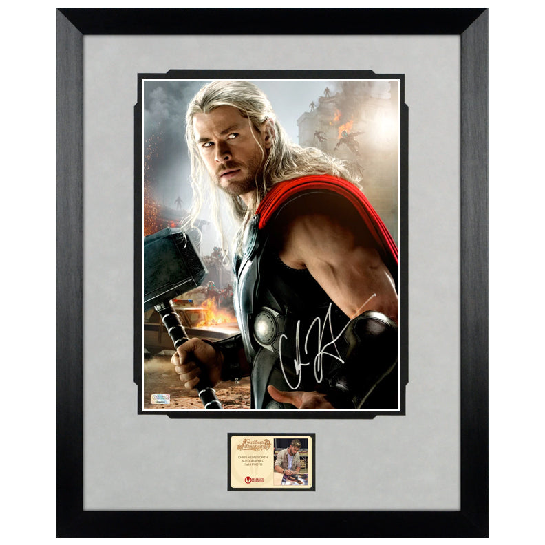 Chris Hemsworth Autographed Avengers: Age of Ultron Thor 11x14 Photo