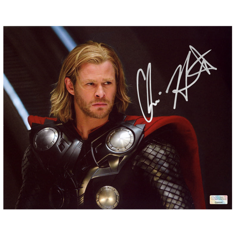 Chris Hemsworth Autographed Avengers: Age of Ultron Thor 11x14