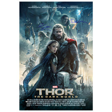 Load image into Gallery viewer, Chris Hemsworth and Tom Hiddleston Autographed Thor: The Dark World 27x40 Original Poster
