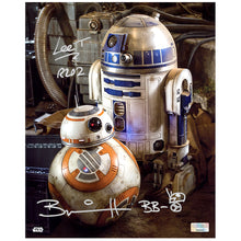 Load image into Gallery viewer, Brian Herring and Lee Towersey Autographed Star Wars: The Force Awakens Droids 8×10 Photo