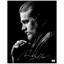 Load image into Gallery viewer, Charlie Hunnam Autographed Sons of Anarchy Jax Teller 11x14 Black &amp; White Photo