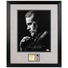 Load image into Gallery viewer, Charlie Hunnam Autographed Sons of Anarchy Jax Teller 11x14 Black &amp; White Photo