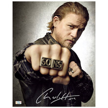 Load image into Gallery viewer, Charlie Hunnam Autographed Sons of Anarchy Jax Rings 11x14 Photo