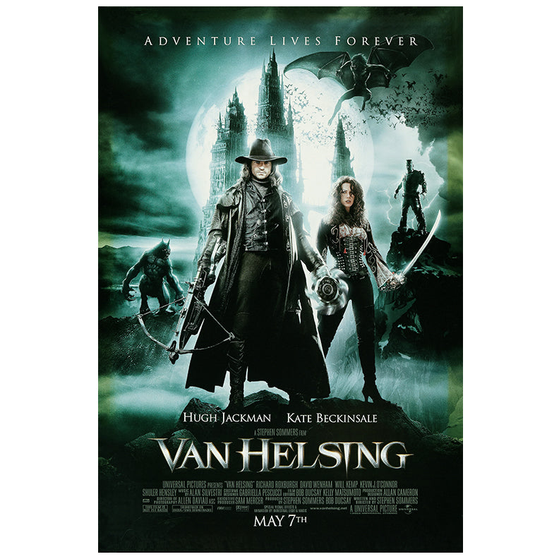 Kate Beckinsale, Hugh Jackman Autographed 2004 Van Helsing Original 27x40 Double-Sided Movie Poster Pre-Order