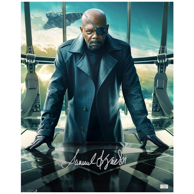 Samuel L. Jackson Autographed Captain America Winter Soldier Nick