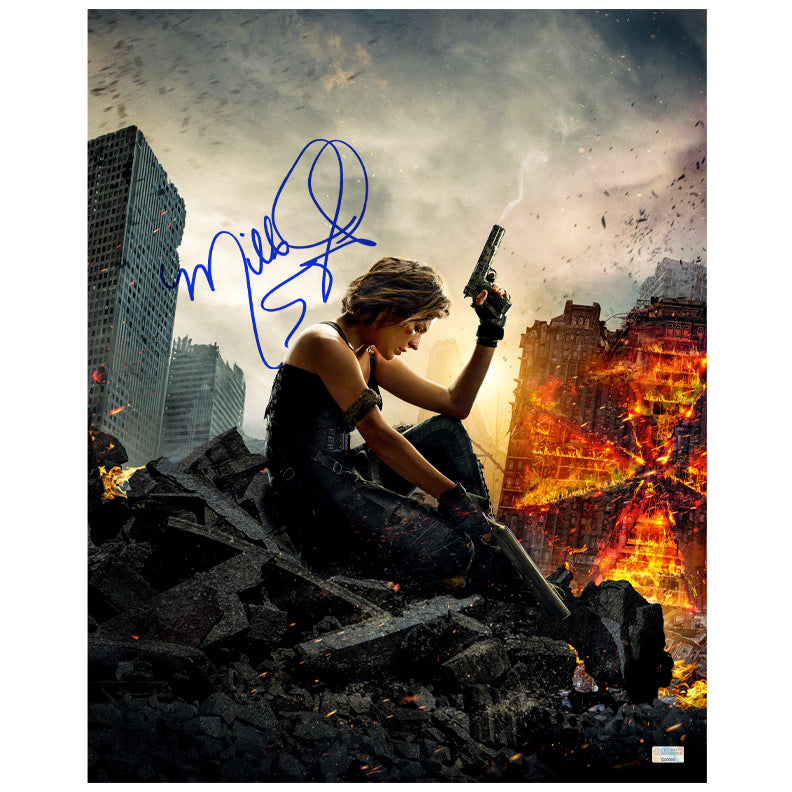 Milla Jovovich Autographed 2016 Resident Evil: The Final Chapter City in Ruin 16x20 Photo