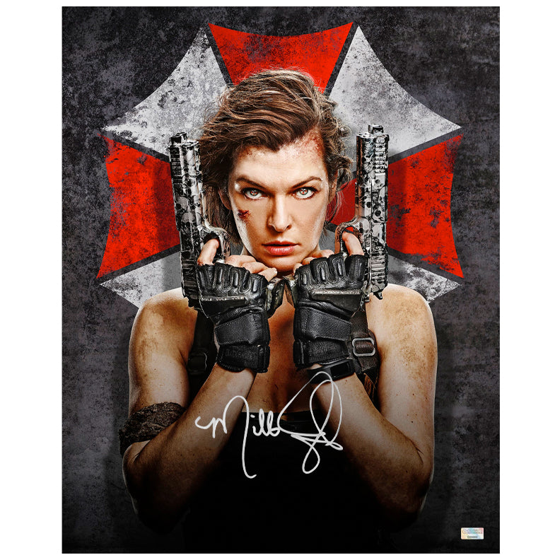 Milla Jovovich Autographed 2016 Resident Evil: The Final Chapter Umbrella Corp 16x20 Photo