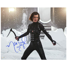 Load image into Gallery viewer, Milla Jovovich Autographed 2012 Resident Evil: Retribution Alice 16x20 Action Photo