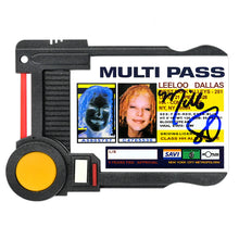 Load image into Gallery viewer, Milla Jovovich Autographed 1997 Fifth Element Leeloo MULTI PASS Prop Replica