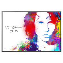 Load image into Gallery viewer, Val Kilmer Autographed Michael Ferrari Jim Morrison 33&quot;×23&quot; Framed Canvas Giclée