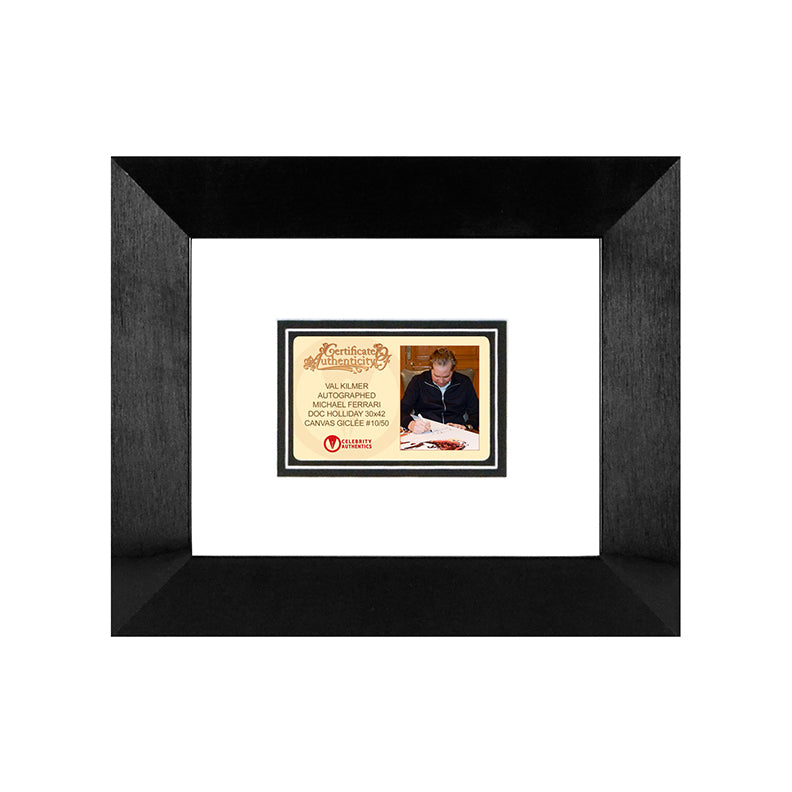 Val Kilmer Autographed Michael Ferrari Doc Holliday 33"×43" Framed Canvas Giclée