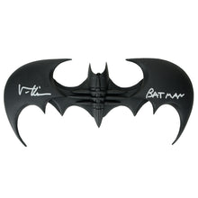 Load image into Gallery viewer, Val Kilmer Autographed Batman Forever Batarang with Batman Inscription