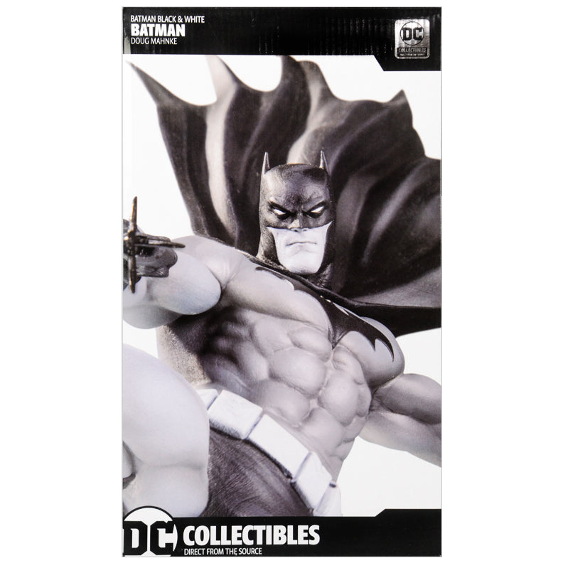 Val Kilmer Autographed DC Collectibles Batman Black & White Statue by Doug Mahnke