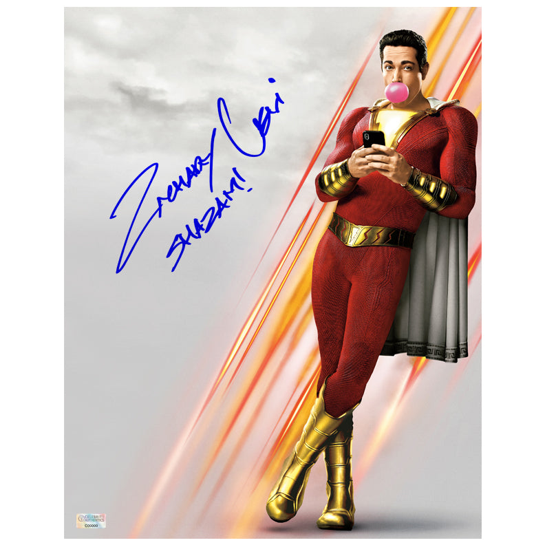 Zachary Levi Autographed Shazam! 11x14 Photo