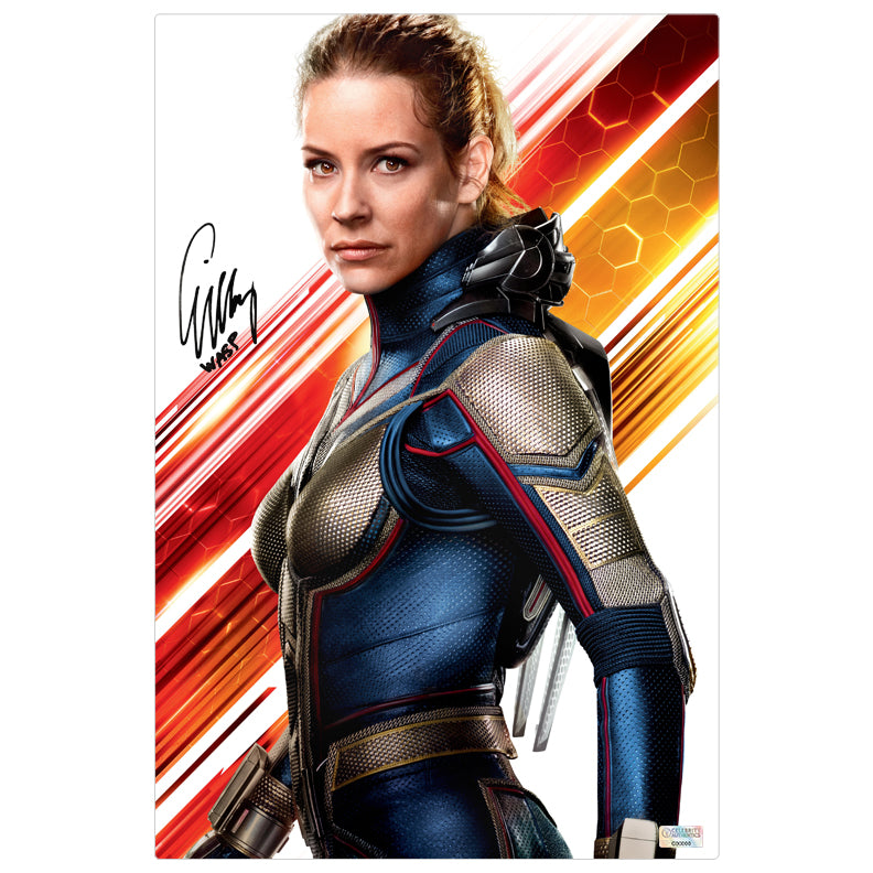 Evangeline Lilly Autographed Ant-Man & The Wasp 12x18 CinaPanel
