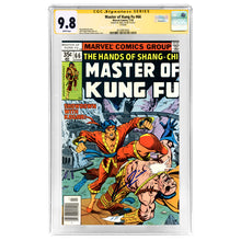 Load image into Gallery viewer, Simu Liu Autographed 1978 Master of Kung Fu #66 CGC SS 9.8 (mint)
