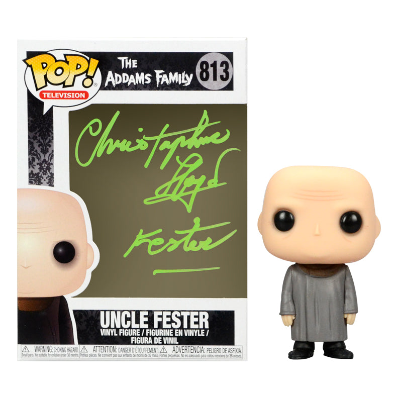 Christopher Lloyd Autographed The Addams Family Uncle Fester #813 Pop! Vinyl Figure