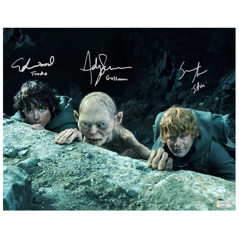 ANDY SERKIS SIGNED AUTOGRAPH 8x10 LORD OF THE RINGS THE HOBBIT GOLLUM PROMO  E