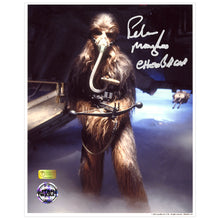 Load image into Gallery viewer, Peter Mayhew Autographed Star Wars Chewbacca Mynock Hunt 8×10 Photo