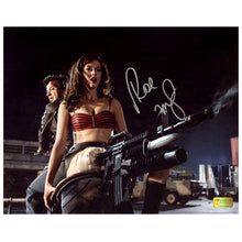 Load image into Gallery viewer, Rose McGowan Autographed Grindhouse Planet Terror Motorcycle 8×10 Scene Photo