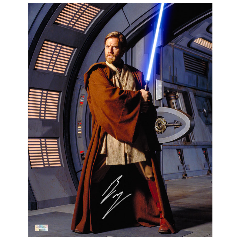 Ewan McGregor Autographed Star Wars Obi-Wan Kenobi 11x14 Photo