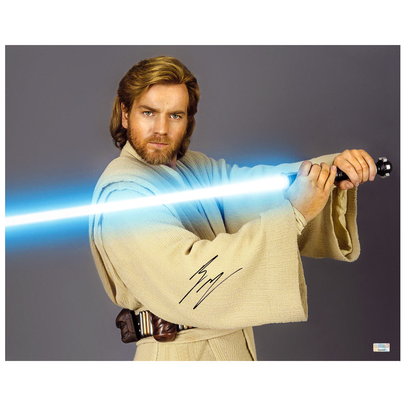 Ewan McGregor Autographed Star Wars Obi-Wan Kenobi 16x20 Photo