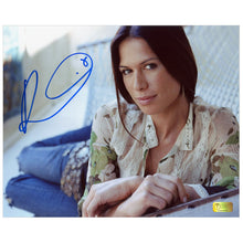 Load image into Gallery viewer, Rhona Mitra Autographed Hammock 8x10 Photo