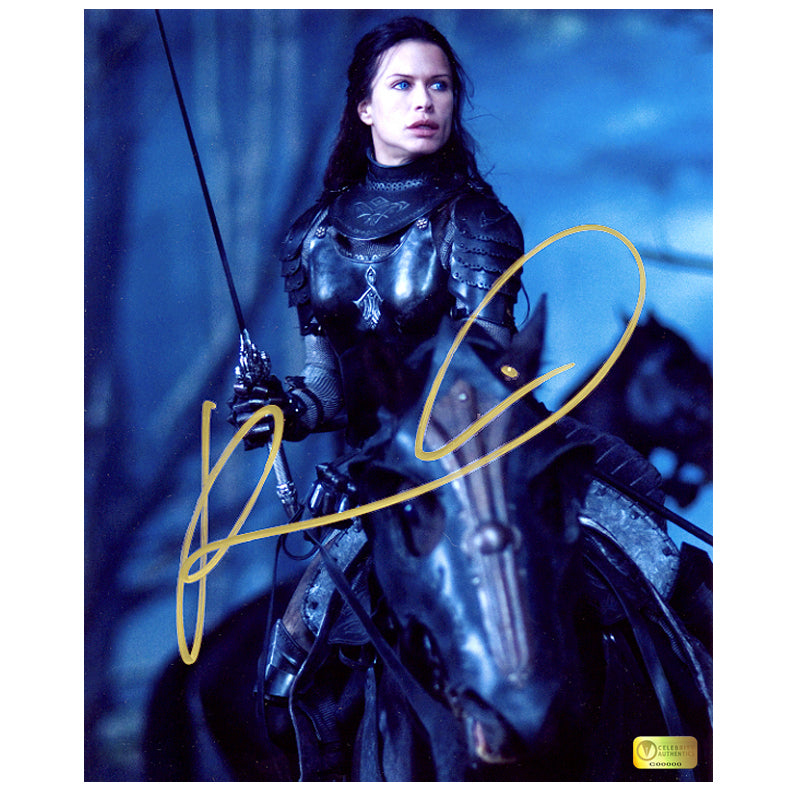 Rhona Mitra Autographed Underworld Rise of the Lycans 8x10 Action Photo