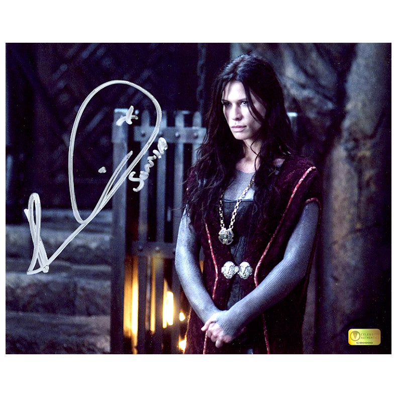 Rhona Mitra Autographed Underworld Rise of the Lycans Sentence 8x10 Photo