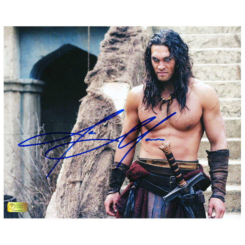 Jason Momoa Autographed Conan the Barbarian Revenge 8x10 Photo