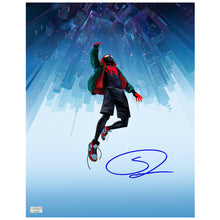 Load image into Gallery viewer, Shameik Moore Autographed Spider-Man Into The Spider-Verse The Dive 11x14 Photo