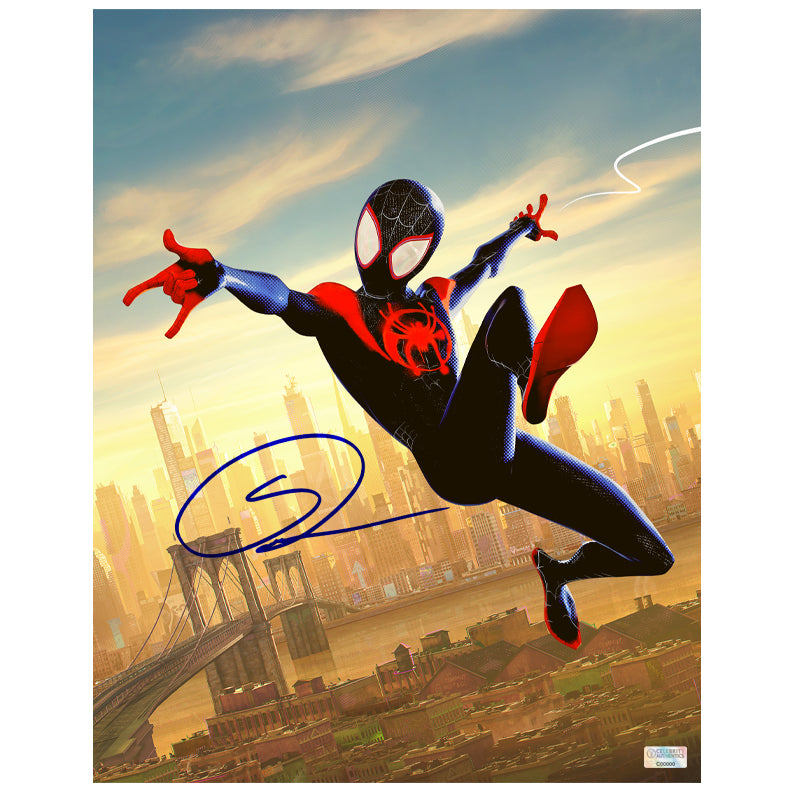 Shameik Moore Autographed Spider-Man Into The Spider-Verse 11×14 Photo