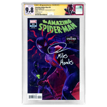 Load image into Gallery viewer, Shameik Moore Autographed 2021 Amazing Spider-Man #55 Horton Variant Miles Morales Cover CGC SS 9.8