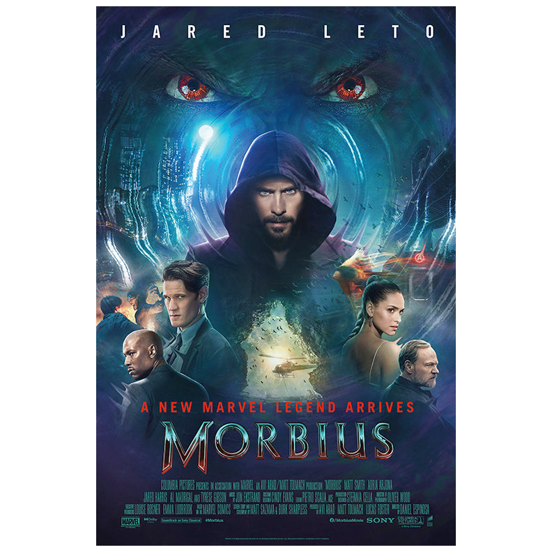 Jared Leto Autographed 2022 Morbius 16x24 Movie Poster Pre-Order