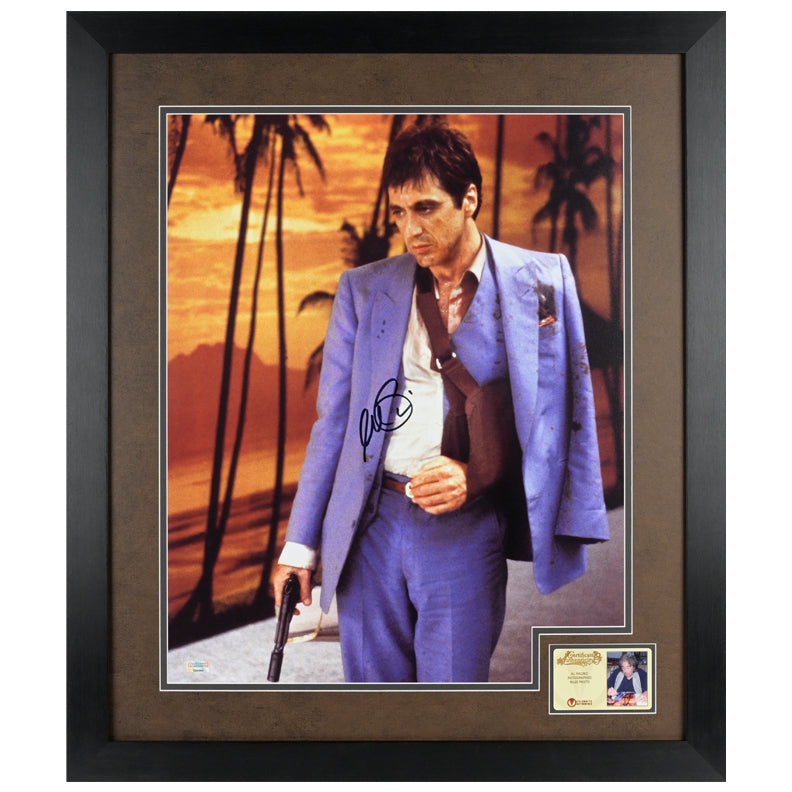 Al Pacino Autographed Scarface Tony Montana Paradise 16x20 Photo