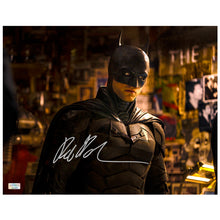 Load image into Gallery viewer, Robert Pattinson Autographed 2022 The Batman Riddle Me This 11x14 Photo
