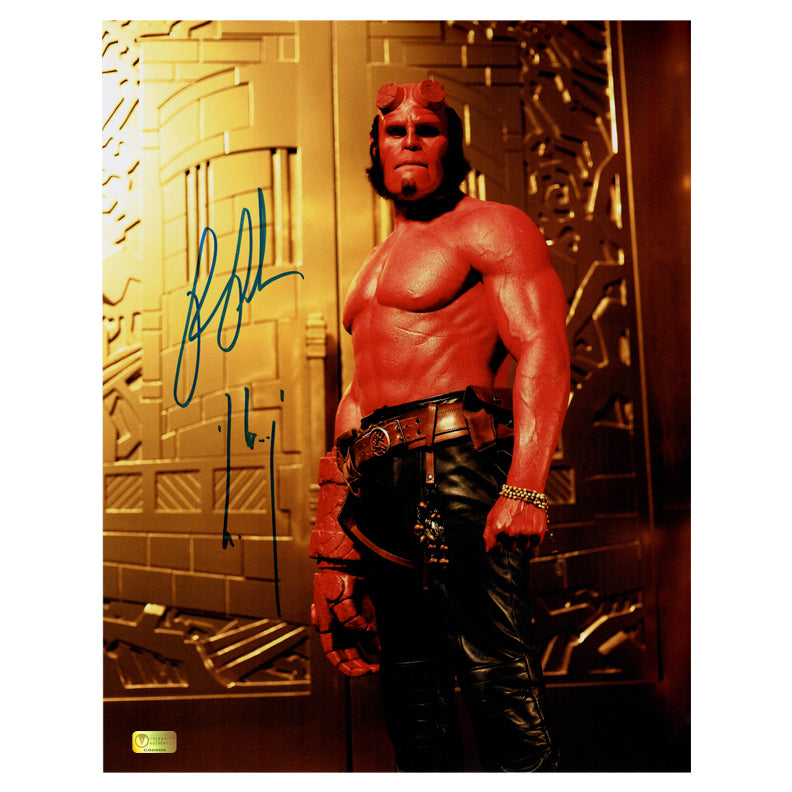 Ron Perlman Autographed Classic Hellboy 11x14 Photo