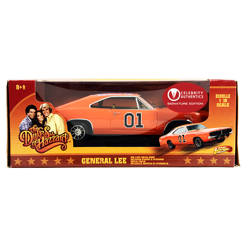 Burt Reynolds Autographed The Dukes of Hazzard General Lee 1:18 Scale Die-Cast Car