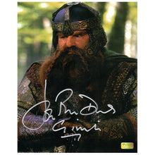 Load image into Gallery viewer, John Rhys-Davies Autographed Lord of the Rings Gimli 8x10 Close Up Photo