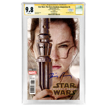 Load image into Gallery viewer, Daisy Ridley Autographed Star Wars: The Force Awakens Adaptation #6 CGC SS 9.8 (mint)