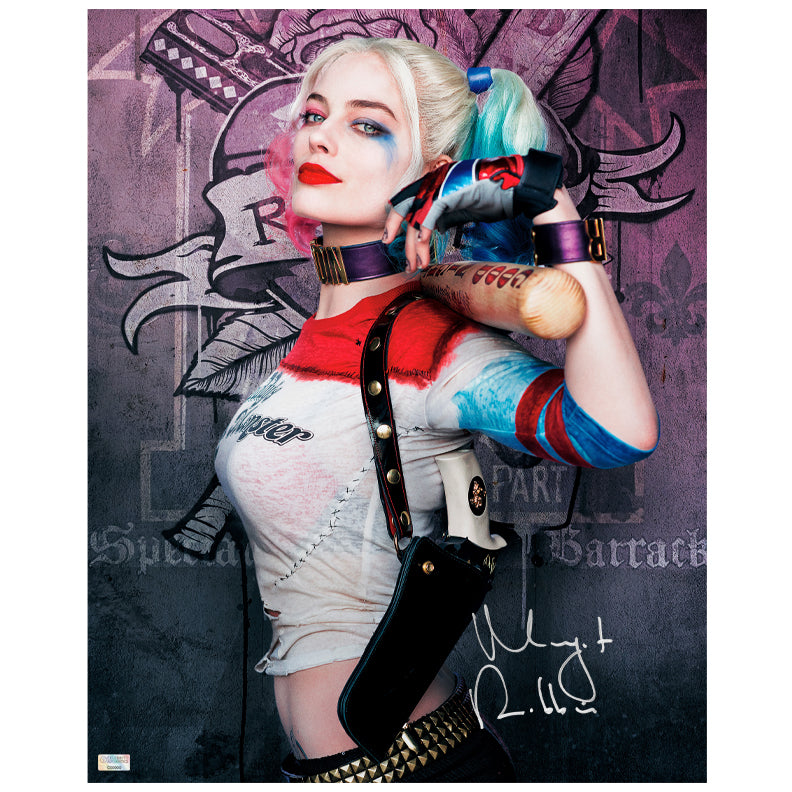 Margot Robbie Autographed Suicide Squad Harley Quinn 16×20 Photo