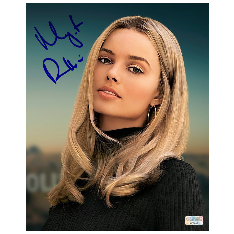 Margot Robbie Autographed Once Upon A Time In Hollywood Sharon Tate 8×10 Photo