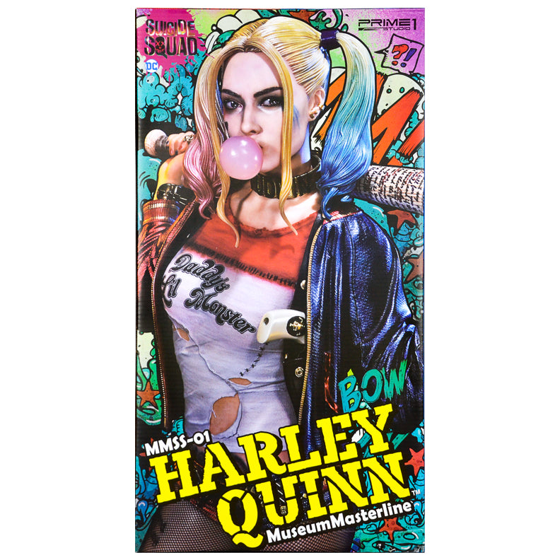 Margot Robbie Autographed Suicide Squad Harley Quinn Prime 1 Studio 28" Statue with 'Daddy's Lil Monster' Inscription