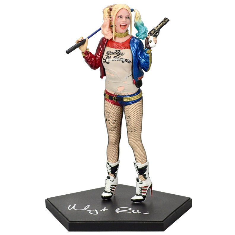 Margot Robbie Autographed Suicide Squad Harley Quinn 1/10 Scale Art Statue