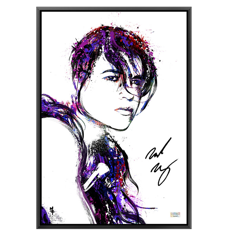 Michelle Rodriguez Wall Art, Canvas Painting Framed