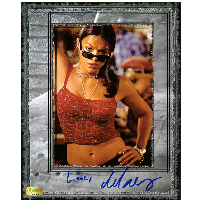 Michelle Rodriguez Autographed Fast and Furious Letty 8×10 Photo