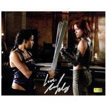 Load image into Gallery viewer, Michelle Rodriguez Autographed BloodRayne Katarin and Rayne 8x10 Photo