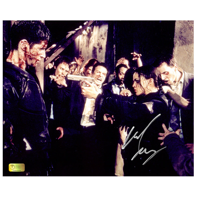Michelle Rodriguez Autographed Resident Evil Action 8x10 Photo